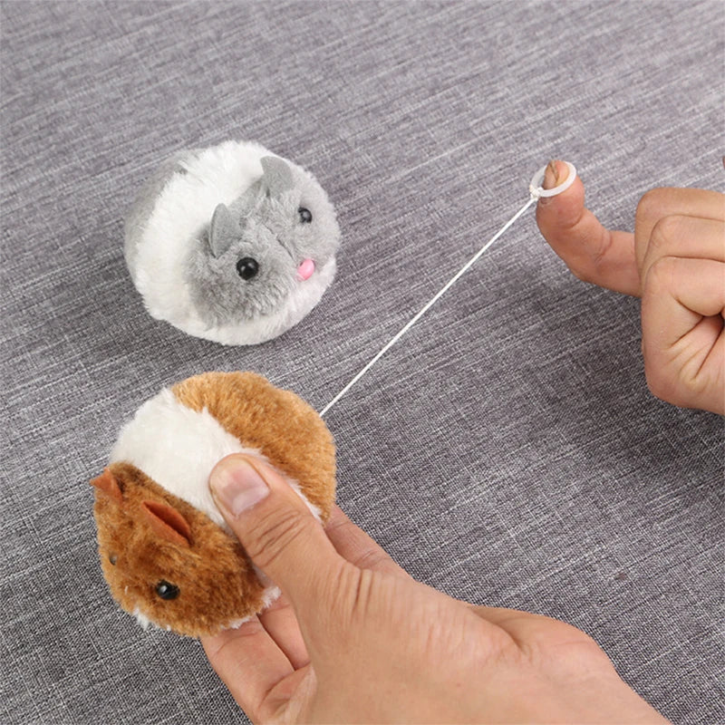 Plush Moving Mouse Cat Toy