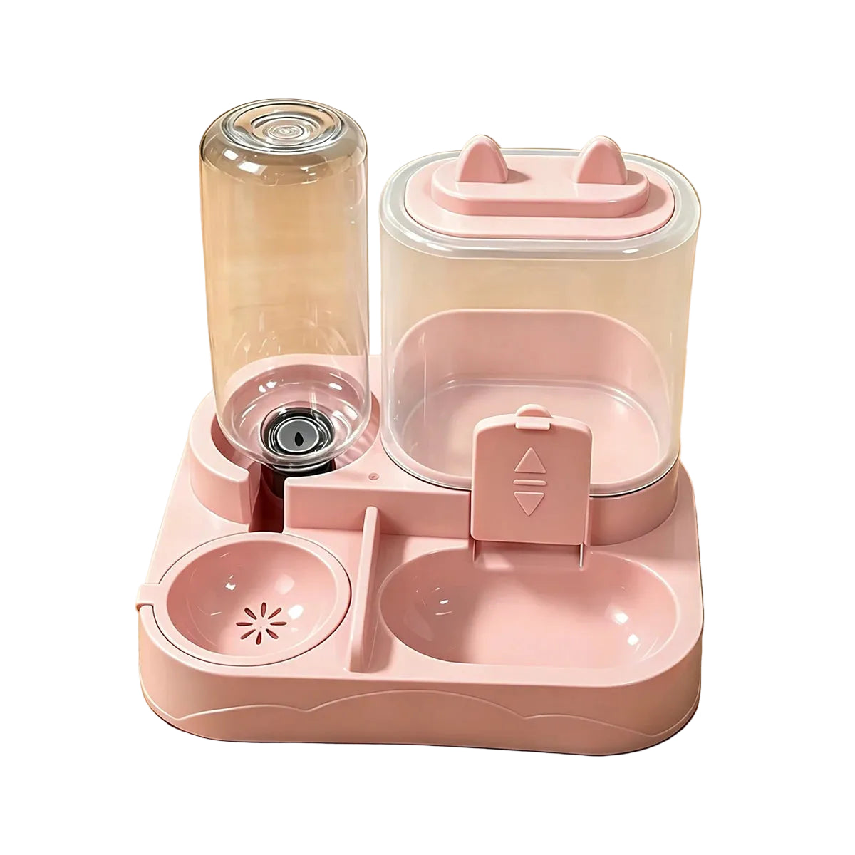 2-in-1 Large Pet Feeder & Water Dispenser