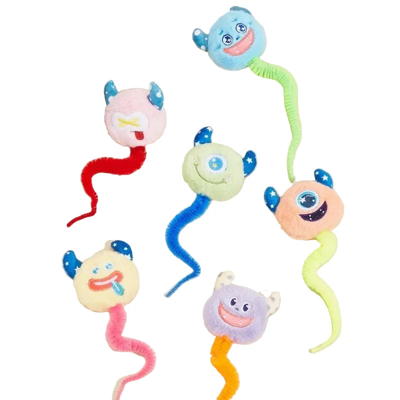 Plush Caterpillar Catnip Toy for Cats