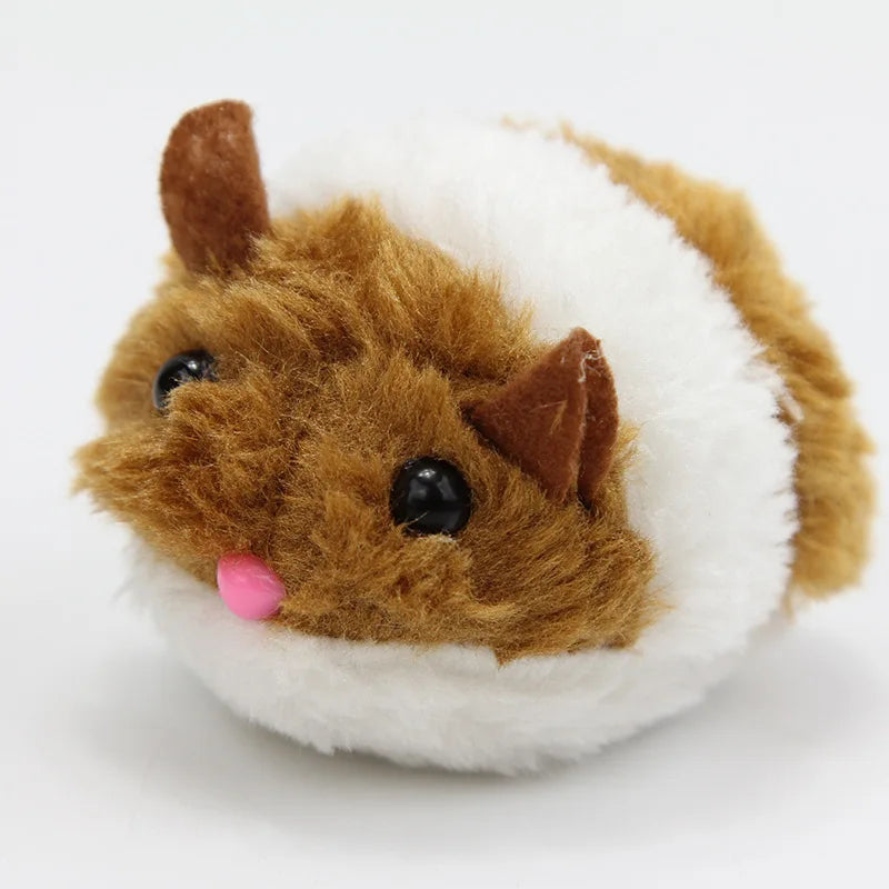 Plush Moving Mouse Cat Toy