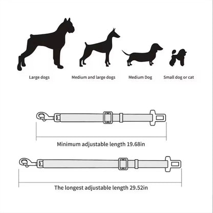 Adjustable Pet Car Seat Belt