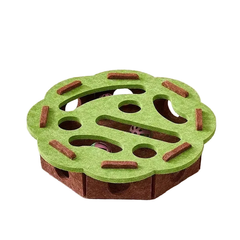 Cat Puzzle Box Toy With Ball