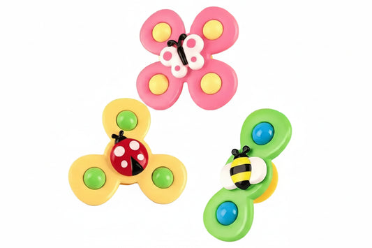 Cat Spinning Toy With Suction Cup