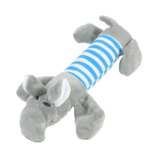 Plush Animal Chew Toy for Dogs & Cats