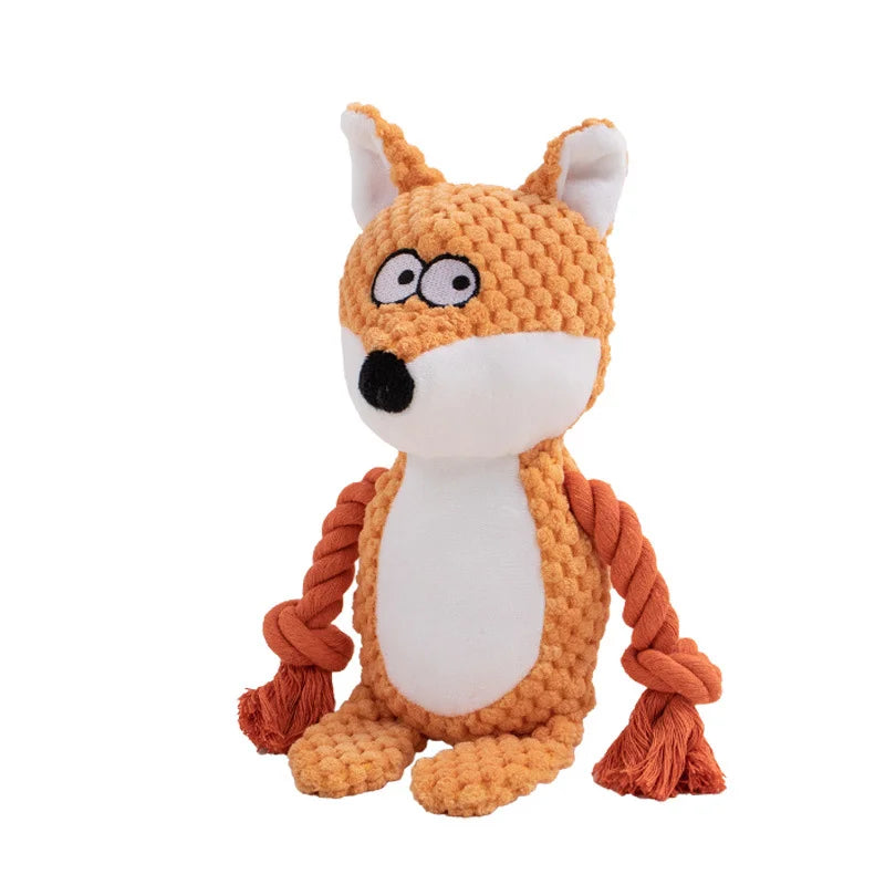 Fox Plush Squeak Toy