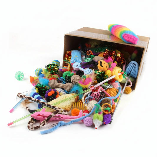 Combination Cat Toys Mixed Pack. (56pcs)