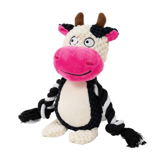 Cow Plush Squeak Toy