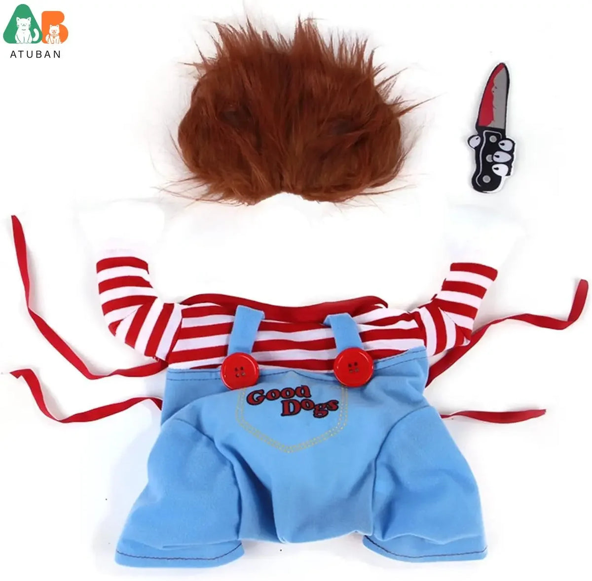 Dog 'Chucky' Halloween Costume