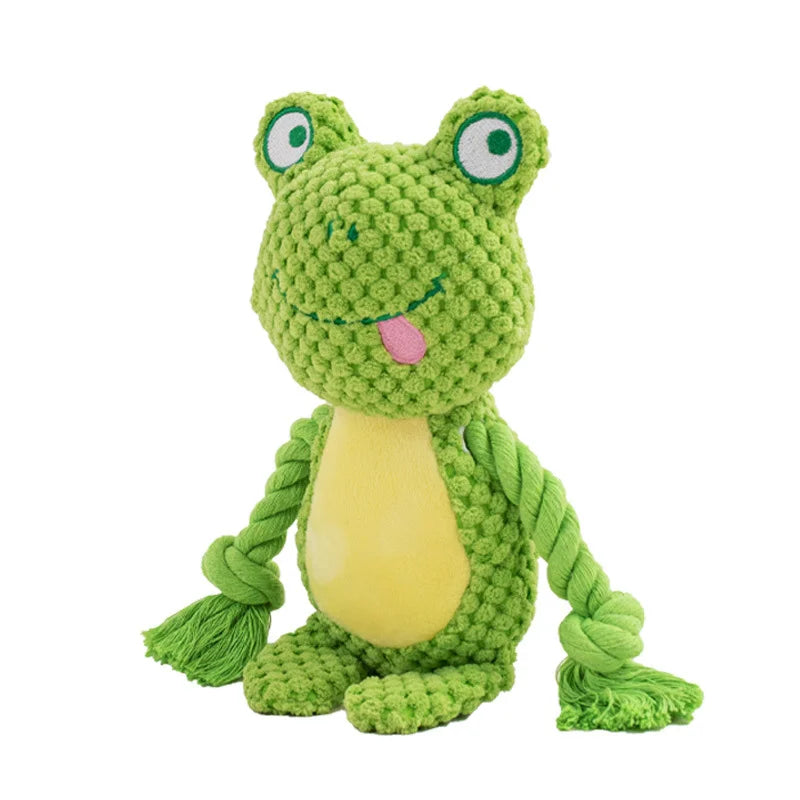 Frog Plush Squeak Toy