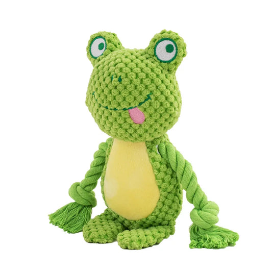 Frog Plush Squeak Toy