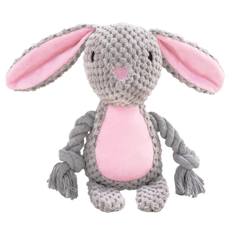 Rabbit Plush Squeak Toy